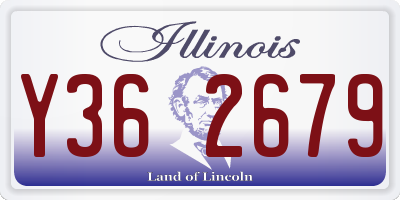 IL license plate Y362679