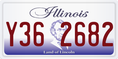 IL license plate Y362682