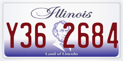 IL license plate Y362684