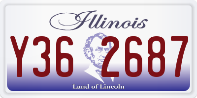 IL license plate Y362687
