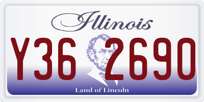 IL license plate Y362690