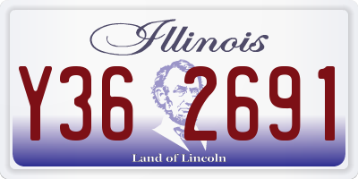IL license plate Y362691