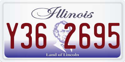 IL license plate Y362695