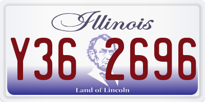 IL license plate Y362696