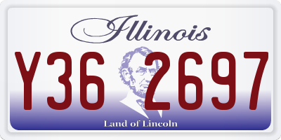 IL license plate Y362697