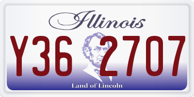 IL license plate Y362707
