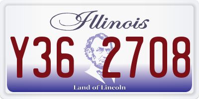 IL license plate Y362708