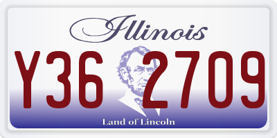 IL license plate Y362709