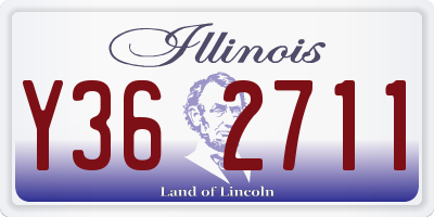 IL license plate Y362711