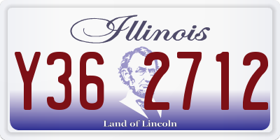 IL license plate Y362712