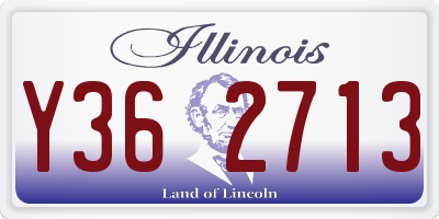 IL license plate Y362713