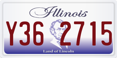IL license plate Y362715