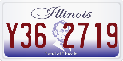 IL license plate Y362719