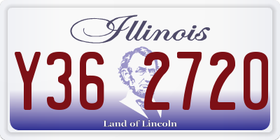 IL license plate Y362720