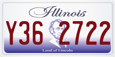 IL license plate Y362722