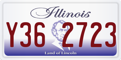 IL license plate Y362723