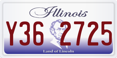 IL license plate Y362725
