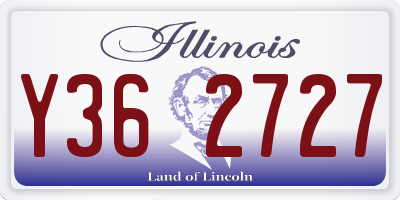 IL license plate Y362727