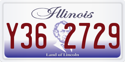 IL license plate Y362729