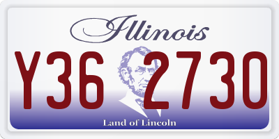 IL license plate Y362730