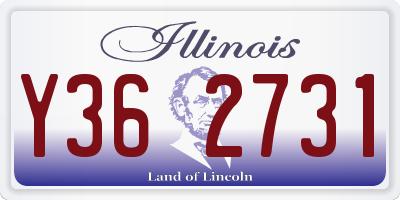 IL license plate Y362731