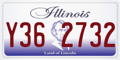 IL license plate Y362732