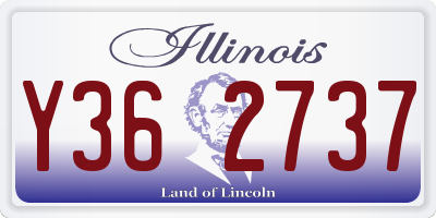 IL license plate Y362737