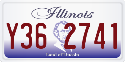 IL license plate Y362741