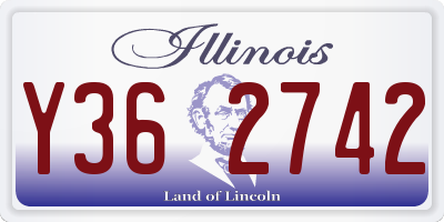 IL license plate Y362742