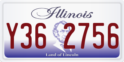 IL license plate Y362756