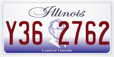 IL license plate Y362762