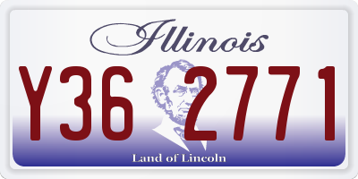 IL license plate Y362771