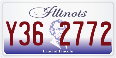 IL license plate Y362772