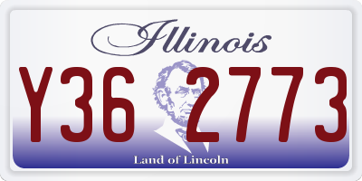 IL license plate Y362773
