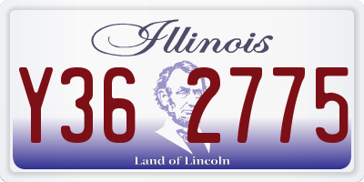 IL license plate Y362775