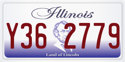 IL license plate Y362779
