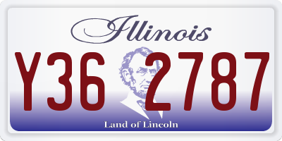 IL license plate Y362787