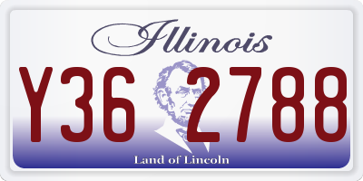 IL license plate Y362788