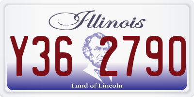 IL license plate Y362790