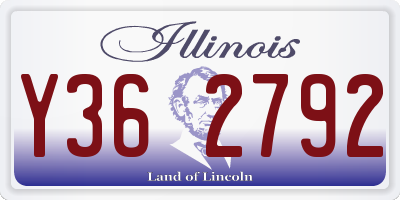 IL license plate Y362792