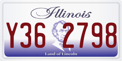 IL license plate Y362798