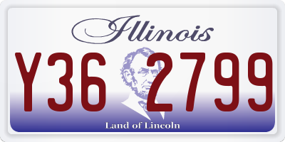 IL license plate Y362799