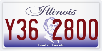 IL license plate Y362800