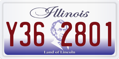 IL license plate Y362801
