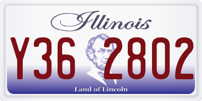 IL license plate Y362802