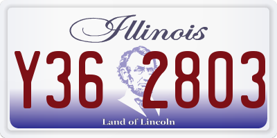 IL license plate Y362803
