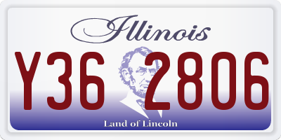 IL license plate Y362806