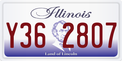 IL license plate Y362807