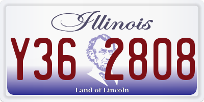IL license plate Y362808