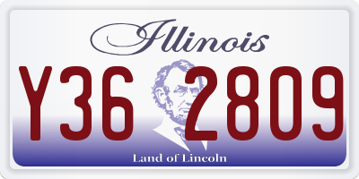 IL license plate Y362809